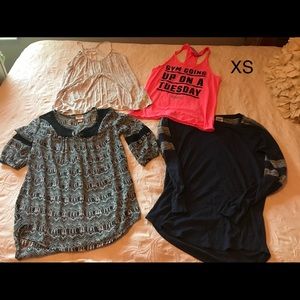 Size XS tops